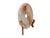 1990s 9.75" Natural White Brown Onyx Stone Round Fengshui Home Decor Display For Sale - Image 5 of 16