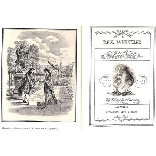"Rex Whistler: His Life and His Drawings" 1949 Whistler, Laurence" 1949 Whistler, Laurence For Sale - Image 17 of 18