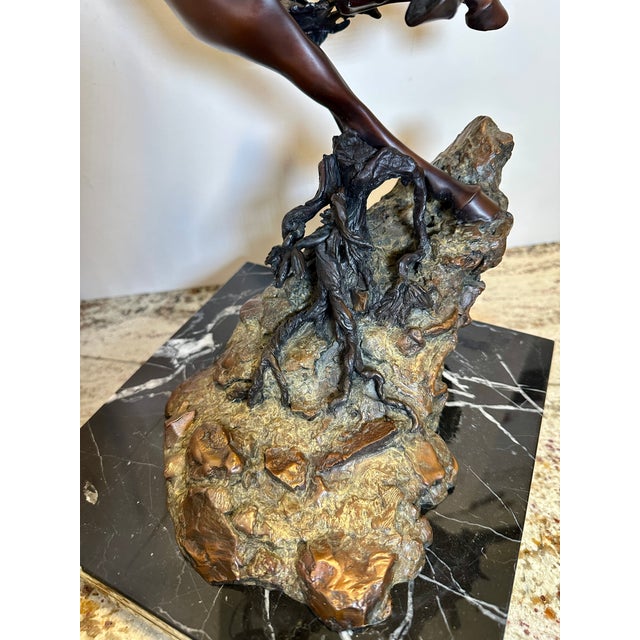 Austin Barton “Attitude Adjustment” Signed Limited Edition Bronze Sculpture | 1995 For Sale - Image 15 of 18