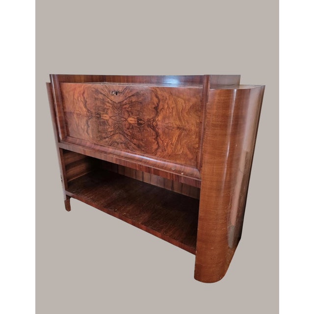 Art Deco Paul Dining Table and Chairs from De Coene Frères, Kortrijk, 1936, Set of 7 For Sale - Image 3 of 9