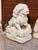 Mid 19th Century Pair of Marble Foo Dogs For Sale - Image 6 of 9