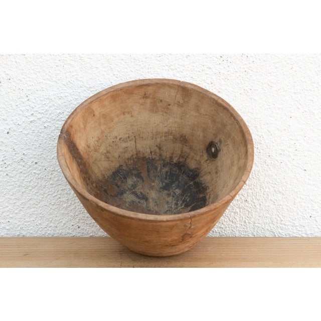 Wood Original Bleached Wood African Vessel For Sale - Image 7 of 11
