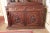 Solid oak cabinet decorated with hand carving with a hunting theme. Top quality of used (selection) oak and craftsmanship,...