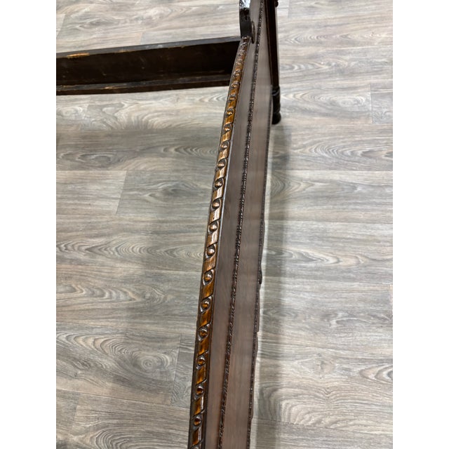 Vintage Nicholson-Kendle Furniture Full Size French Louis XV Style Bed Frame For Sale - Image 15 of 17