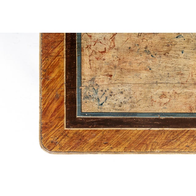 Brown Antique Italian Painted Commode, 1700s For Sale - Image 8 of 10