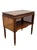 Transitional Late 20th Century Baker Furniture Milling Road Mahogany Cane Console Side Table For Sale - Image 3 of 9