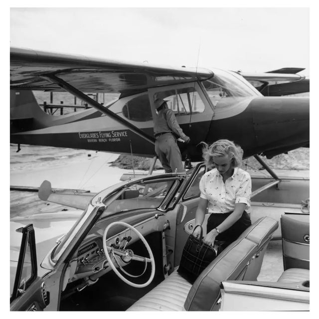 Slim Aarons, Private Transport, 1954, Estate Stamped Photographic Print For Sale