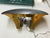 1980s Karl Springer Purcell Brass + Aqua Glass Sconces, Pair For Sale - Image 12 of 12