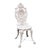 Late 20th Century Cast Aluminum Patio Chair For Sale