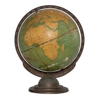 Mid-Century Green Globe For Sale