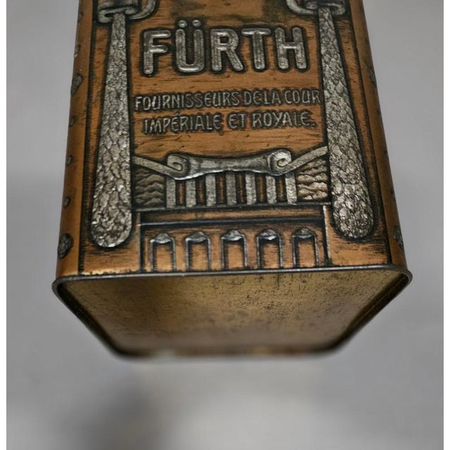 Black Vintage Candy Cookies Box from Fürth, France, 1940s For Sale - Image 8 of 17