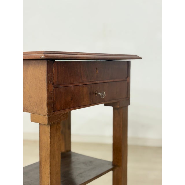Antique Gründerzeit Biedermeier Sewing Table in Pine, 1890s For Sale - Image 10 of 14