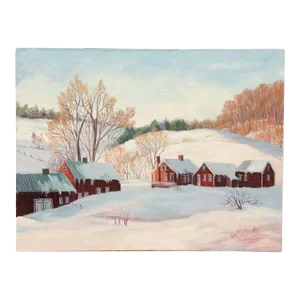 Ann Yost Whitesell 'Scene in Kutztown' Original Oil Painting