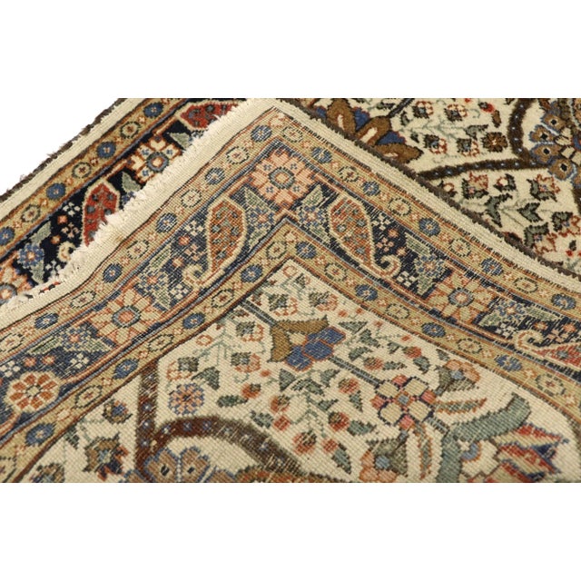 Mid 20th Century Vintage Persian Tabriz Rug - 02'05 X 03'09 For Sale - Image 5 of 9