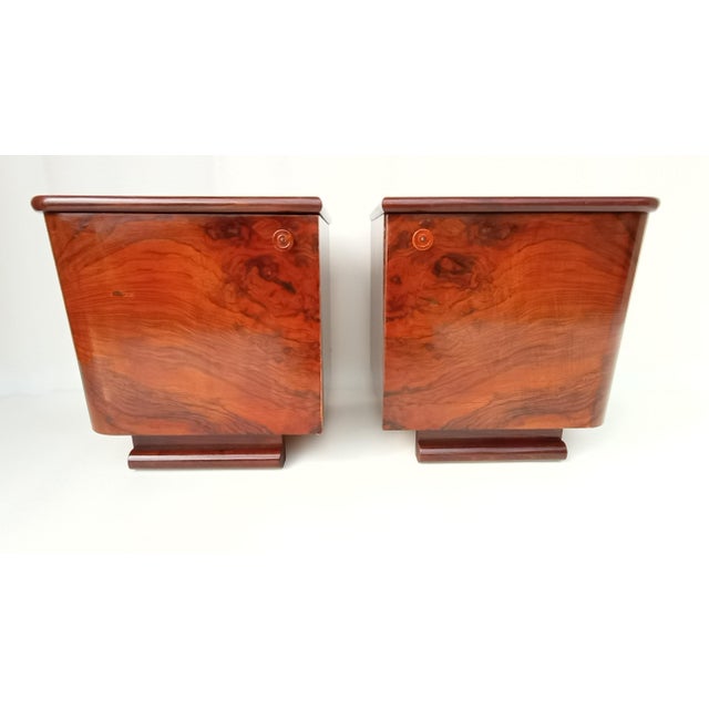 Bedside Tables by Jindřich Halabala for Up Závody, 1960s, Set of 2 For Sale - Image 12 of 12