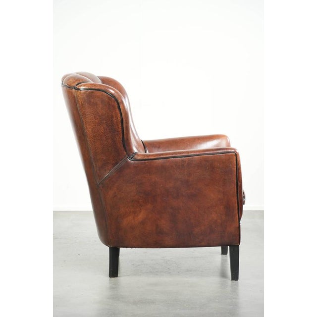 Club Chair in Sheepskin Leather For Sale - Image 3 of 15