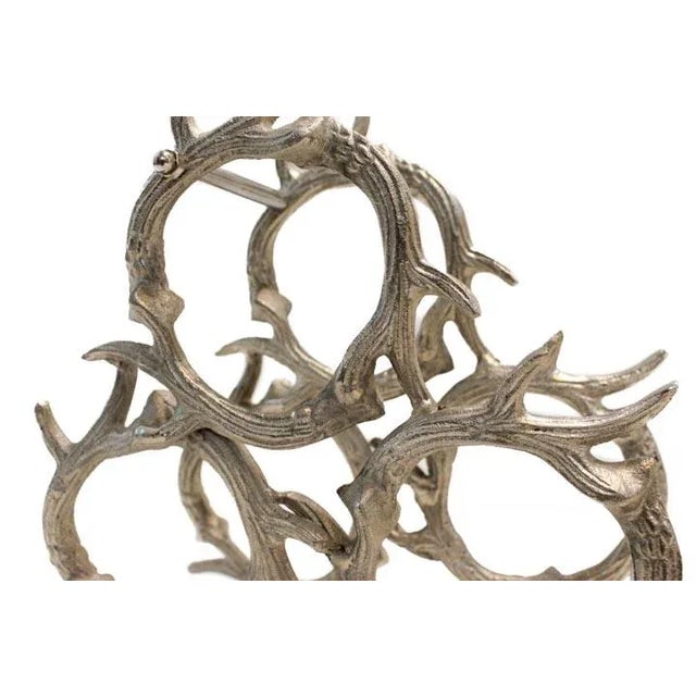 Antler Wine Holder For Sale - Image 10 of 11