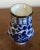 White Small 19th Century Chinese Blue & White Meiping Porcelain Vase with Lion Mask Handles For Sale - Image 8 of 11