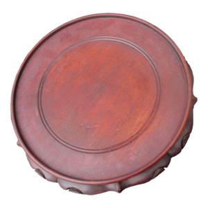 Chinese Wooden Vase Stand 10.75" Diameter