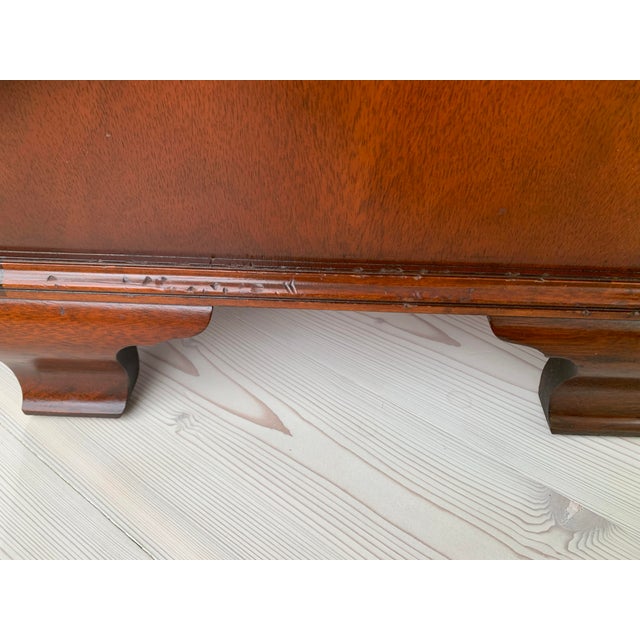 Vintage Baker Furniture Mahogany Chippendale Nightstands or Side Tables a Pair For Sale - Image 15 of 18