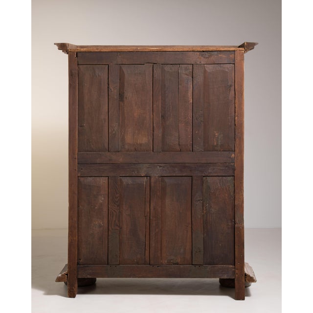 Louis XIV Oak Armoire, Baroque Style, France, Circa 1820 For Sale - Image 13 of 14