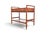 Mid 20th Century Danish Modern Two Drawer Bar Cart in Teak For Sale - Image 4 of 11