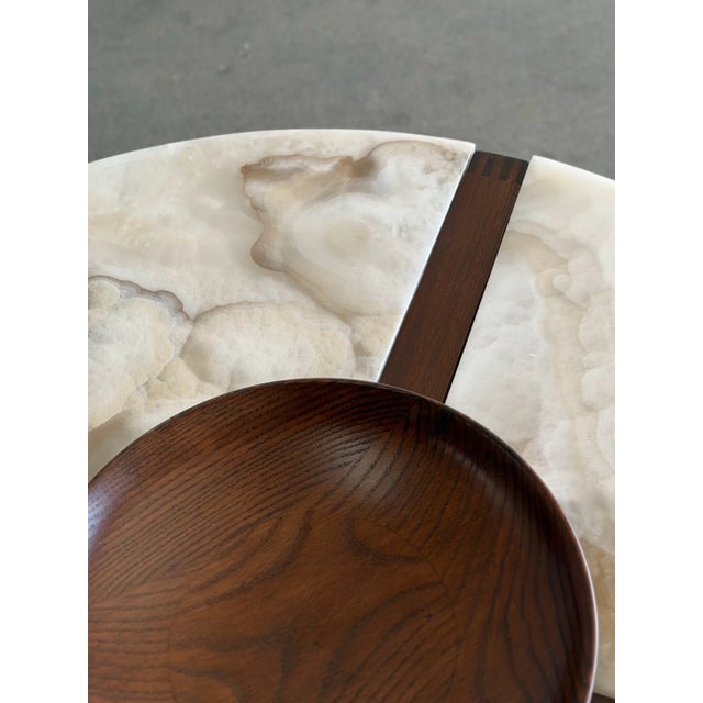 1970s Onyx Coffee Table With Removable Bowl by Edmond Spence For Sale - Image 11 of 18