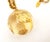 Chanel Vintage Gold Plated CC Bag Tortoise Motif Large Ball Pendant Necklace For Sale In Los Angeles - Image 6 of 7