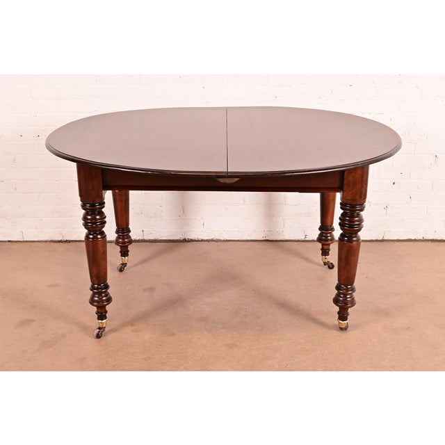 R. J. Horner Style Antique Victorian Carved Mahogany Extension Dining Table, Newly Refinished For Sale - Image 13 of 13