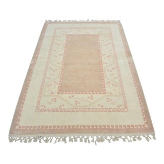 1960s Bohemian & Eclectic Decor Handmade Turkish Pastel Rug For Sale