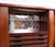 Brown Vintage Teak Highboard or High Sideboard with 4 Sliding Doors, 1960s For Sale - Image 8 of 18