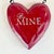 Wood 1980s Vintage Boho Chic Arts & Crafts Valentine Be Mine Door Knob Hanger. For Sale - Image 7 of 7