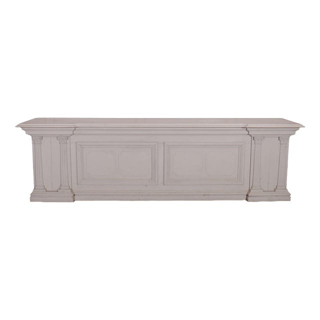 Italian Painted Pine Counter For Sale