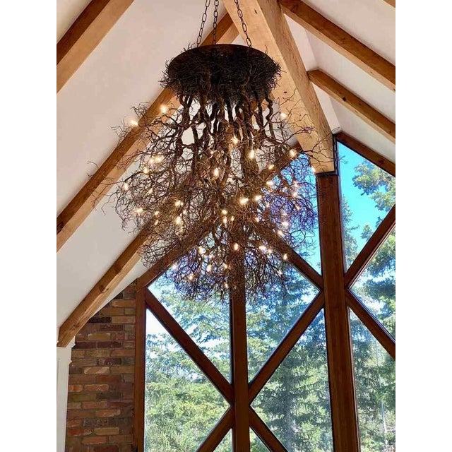 The Art of Grounding Chandelier by Frankie Cesare For Sale - Image 10 of 11
