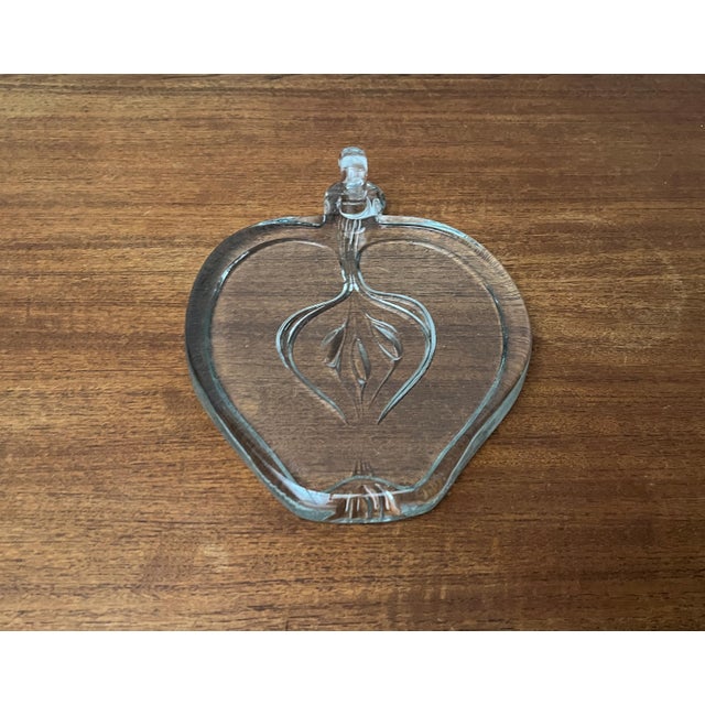 Vintage Scandinavian Heavy Glass Plate, 1970s For Sale - Image 13 of 18