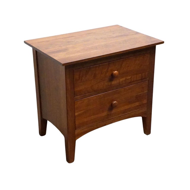 Ethan Allen Ethan Allen American Impressions Collection Solid Cherry 24" Two Drawer Nightstand 24-5406 For Sale - Image 4 of 14