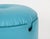 Dilly Dally Pouf in Turquoise Leather by L. Massoni for Poltrona Frau, Italy, 1968 For Sale - Image 12 of 14