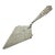Mid-Century Italian Hollywood Regency Traditional Etched Silverplate Pie-Cake Server For Sale