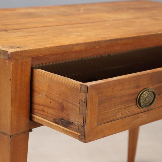 Italian Writing Desk in Mahogany For Sale - Image 4 of 10