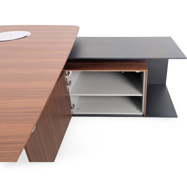 Wood Walnut Desk by Eoos for Walter Knoll For Sale - Image 7 of 18