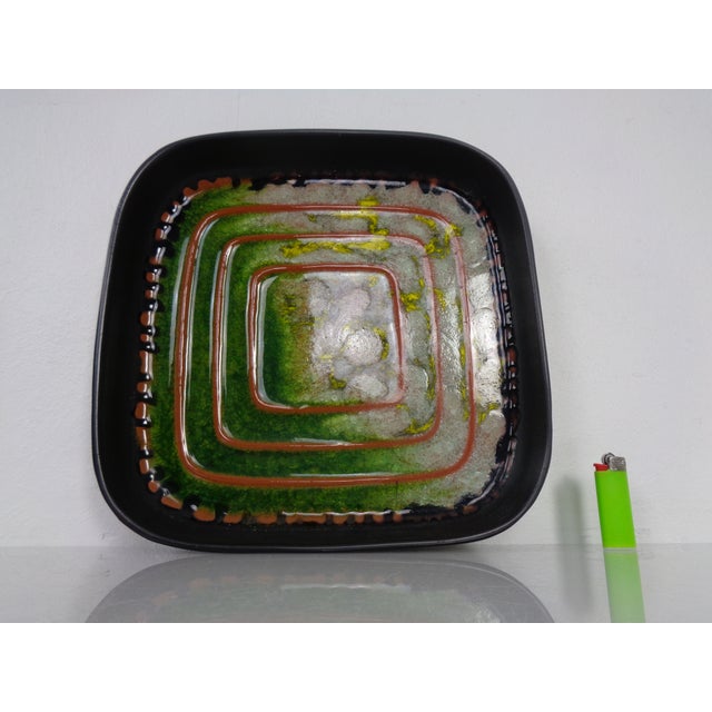 Glaze Ceramic 7402 Bowl from Karlsruher Majolika, Germany, 1960s For Sale - Image 11 of 18