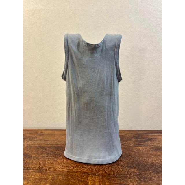 1980s Michael Harvey Pop Art Ceramic Tank Top Shirt Vase, Canada For Sale In Miami - Image 6 of 6