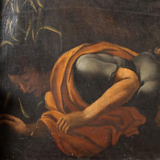 After Giulio Sanuto, Scene with Mythological Subject, 17th Century, Oil on Canvas, Framed For Sale - Image 9 of 16