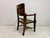 Arts and Crafts Oak Armchair with Saddle Seat, Early 20th Century For Sale - Image 9 of 14