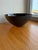 MCM Krenit Bowl by Herbert Krenchel, 6.5" Diameter, Black on Black Enamel Coated For Sale In New York - Image 6 of 10