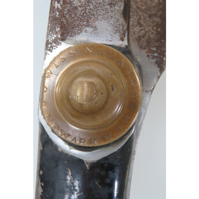 Early 1900s Fabric Tailor Heavy Duty Vintage Collectible Scissors 4577b For Sale - Image 17 of 18