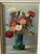 Vintage 1960s Austrian Otto von Lutterotti floral still life oil on canvas, signed. He mostly painted landscapes of...