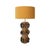 Pair of table lamps designed by la studio. Made with an oak base and german ceramic pieces from the 1960s. Shades...