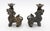 Late 19th Century Pair of Bronze Burmese Chinthe Temple Guardian Lions For Sale - Image 4 of 6
