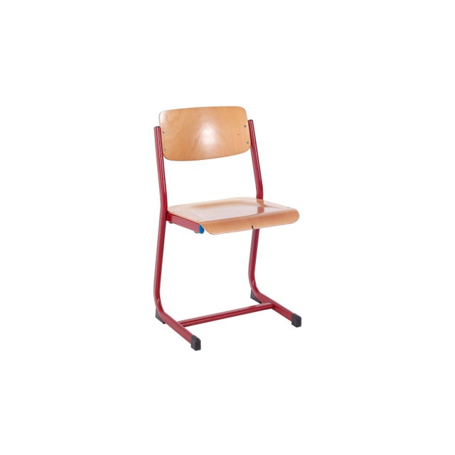 1950s Vintage School Chairs, 1950s, Set of 12 For Sale - Image 5 of 6